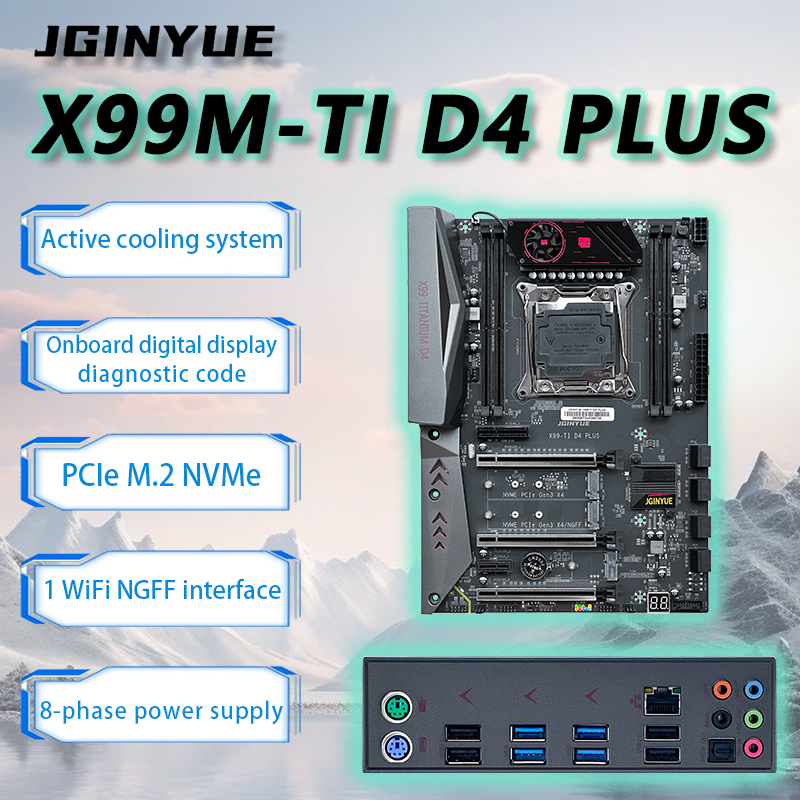 X99 Dual Cpu Motherboard Combo - JGINYUE X99 motherboard Intel LGA 2011-3