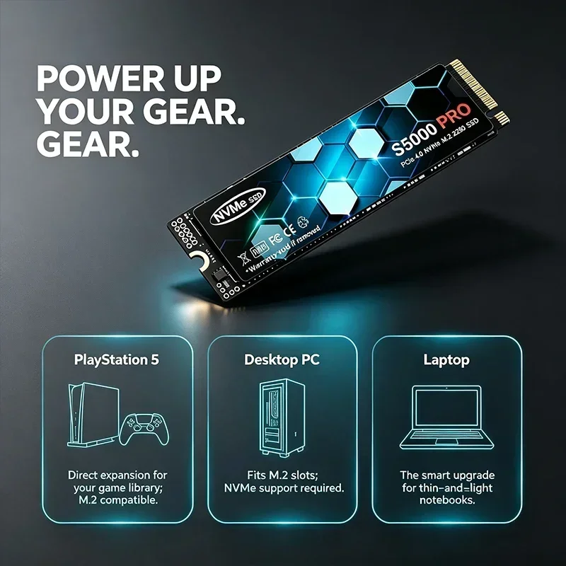 S5000 PRO M.2 PCIe 4.0 NVMe SS - огляд і ціна M.2 Nvme 4Tb Pcie 4.0 Ssd