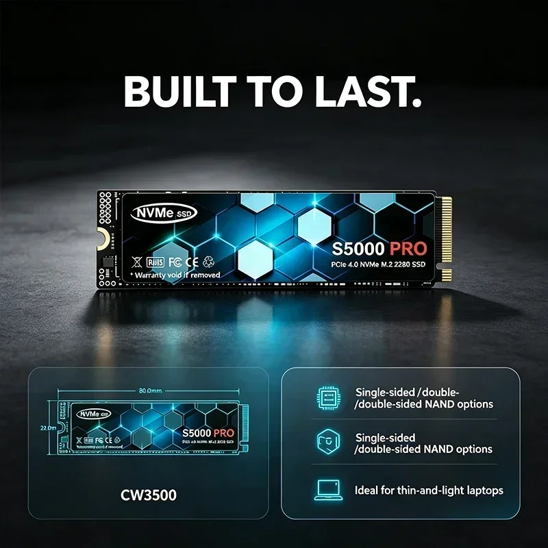 S5000 PRO M.2 PCIe 4.0 NVMe SS - огляд і ціна M.2 Nvme 4Tb Pcie 4.0 Ssd