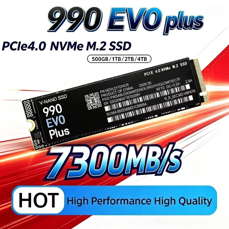 990 EVO Plus 500GB-4TB TLC 3D  - огляд і ціна M.2 Nvme 4Tb Pcie 4.0 Ssd