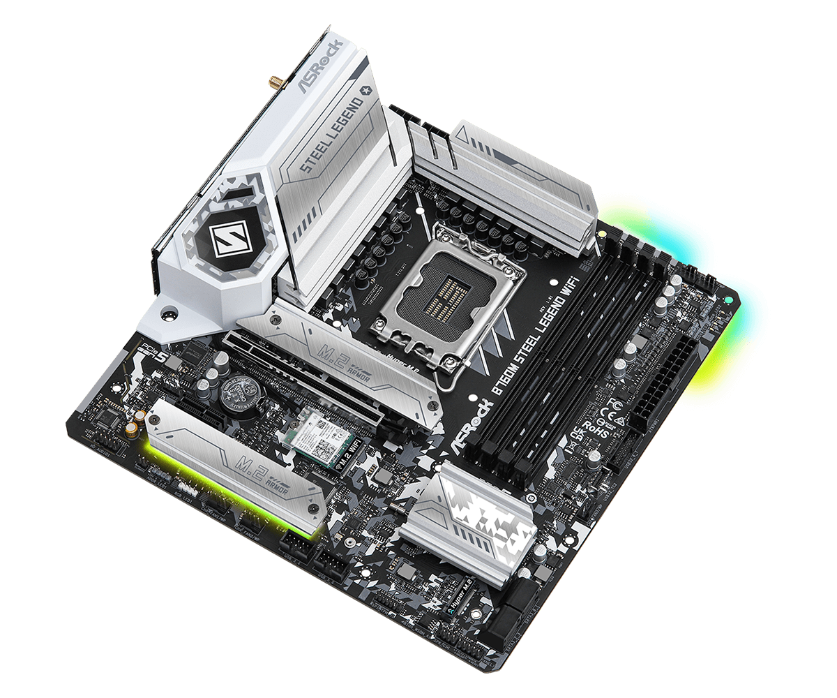 ASROCK B760M STEEL LEGEND WIFI - огляд і ціна Lga 1700 Ddr5 Itx Motherboard
