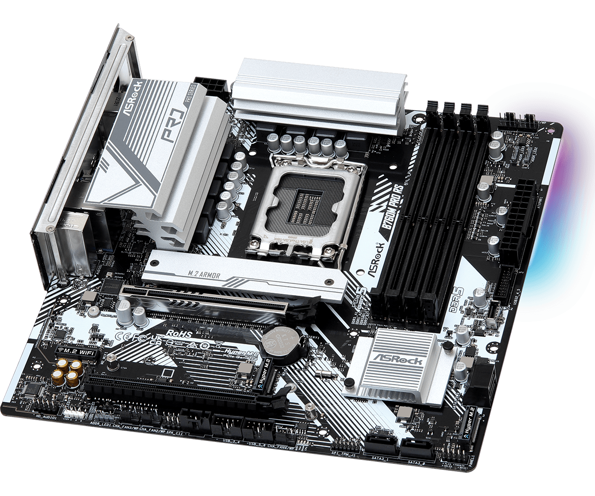ASRock B760M Pro RS Motherboar - огляд і ціна Lga 1700 Ddr5 Itx Motherboard
