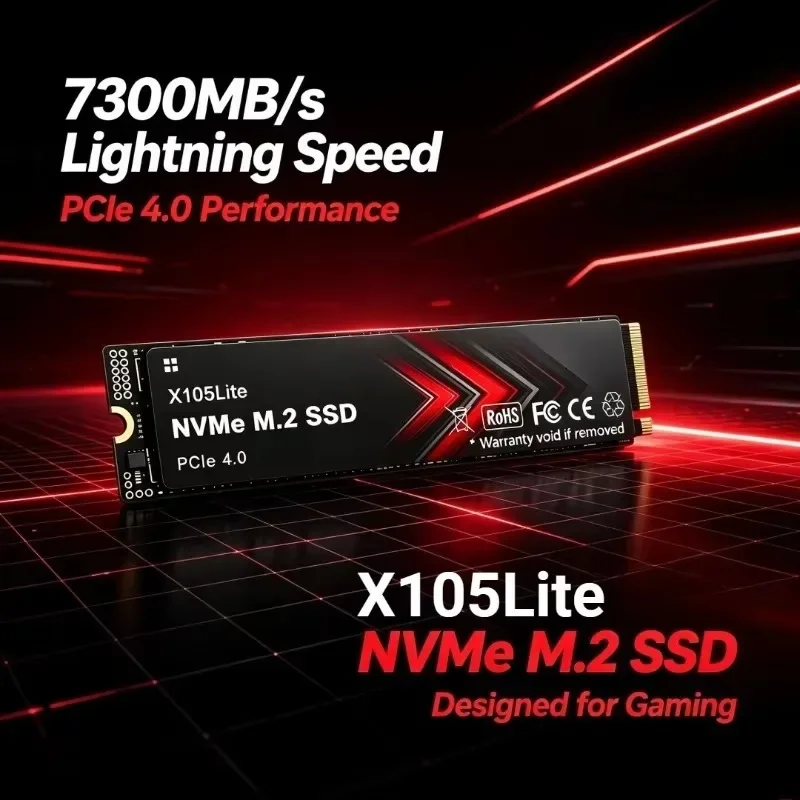 Brand New X105Lite NVMe SSD M. - огляд і ціна M.2 Nvme 4Tb Pcie 4.0 Ssd